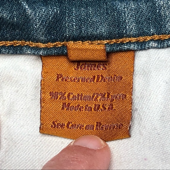 James Jeans preserved denim low rise bootcut Y2K jeans distressed size 25 - Picture 5 of 13